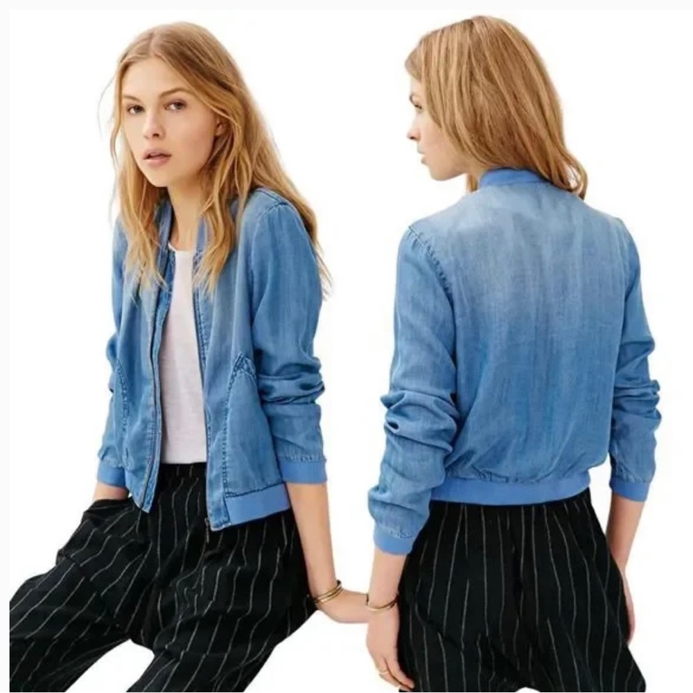 Urban Outfitters BDG Denim Bomber Jacket